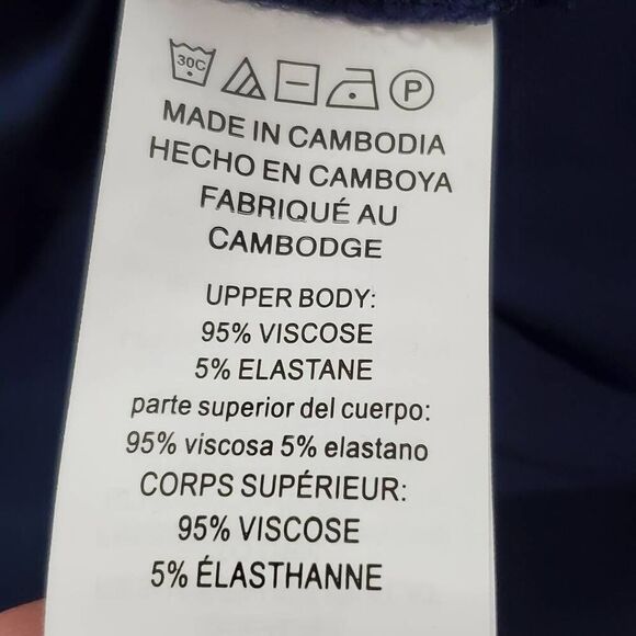 Michael Kors Medium Navy Blue Blouse - Picture 6 of 7